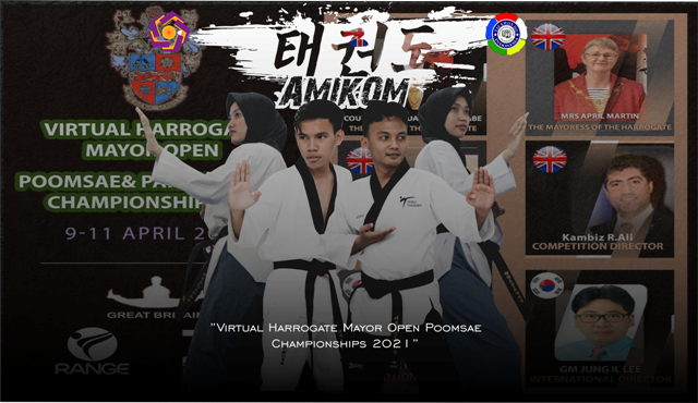 Taekwondo Amikom Berhasil Meraih Medali di Kejuaraan Virtual Harrogate Mayor Open Poomsae Championships 2021