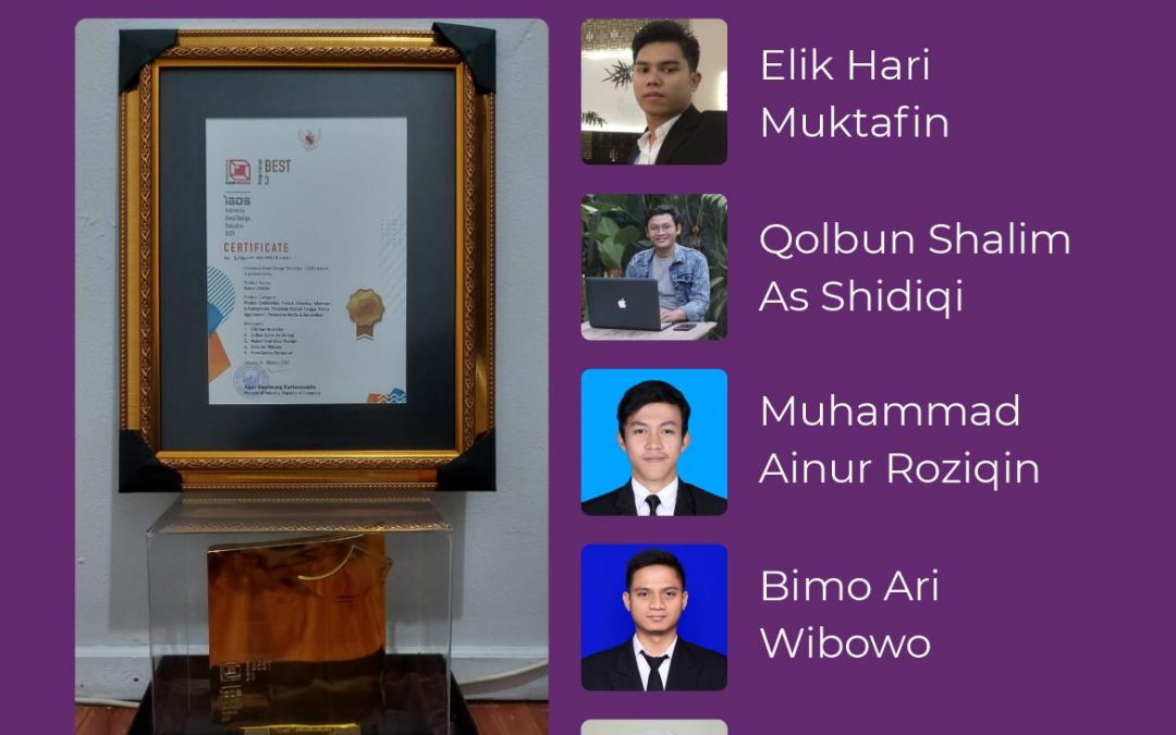 Robot USMAN Mendapatkan Penghargaan IGDS (Indonesia Good Design Selection) 2021