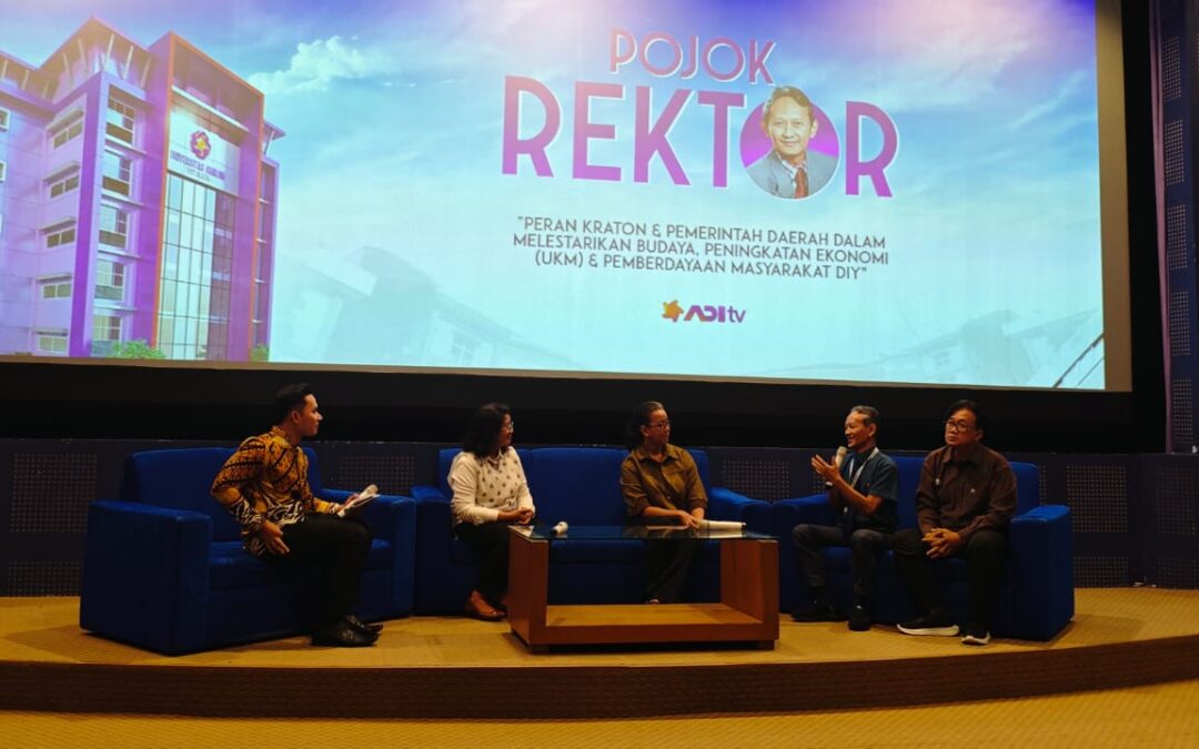 Talk Show “Pojok Rektor” Bahas Peran Kraton dan Pemerintah dalam Budaya dan UKM