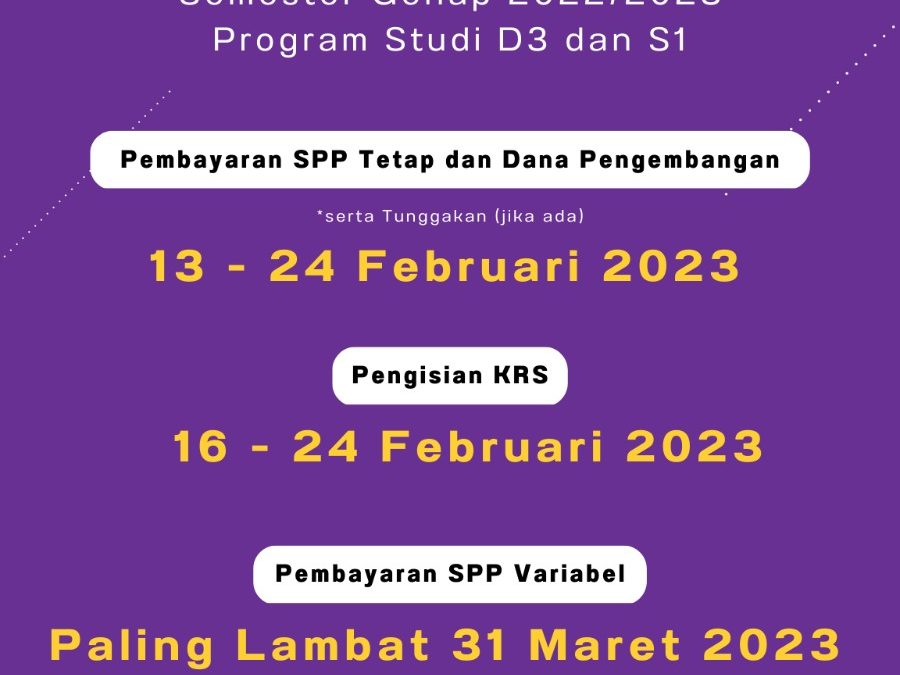 Informasi Perubahan Biaya Non Pendidikan