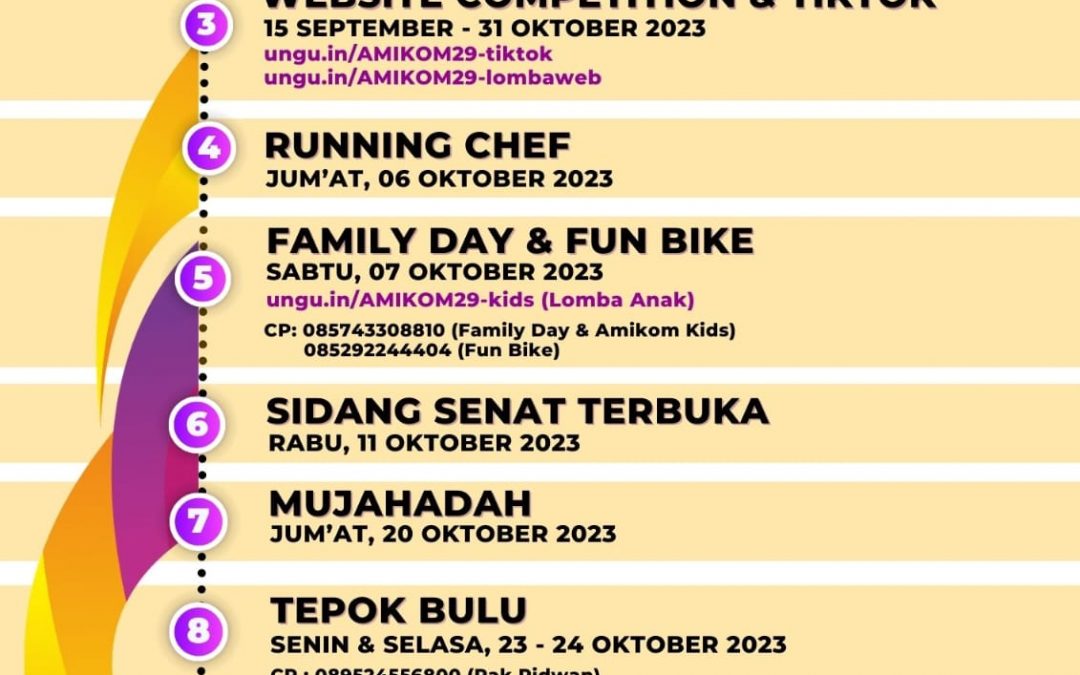 Agenda Dies Natalis 29 Universitas Amikom Yogyakarta