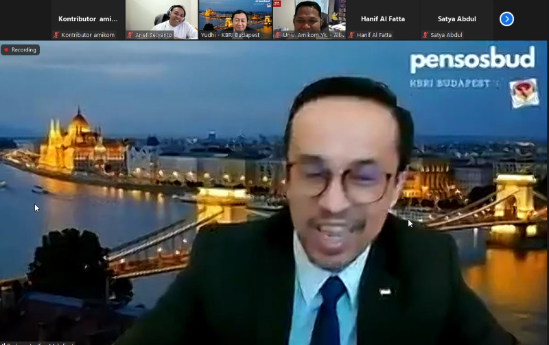 Pertemuan Universitas AMIKOM Yogyakarta dan KBRI Budapest bahas Persiapan Kunjungan Delegasi Hungaria Ke Amikom