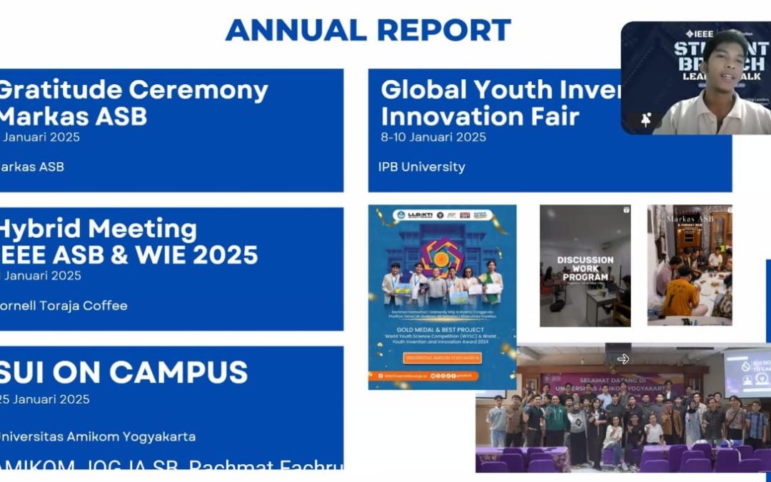 IEEE Universitas Amikom Yogyakarta Student Branch Terpilih Sebagai Runner-Up Best Student Branch Leadership 2025 oleh IEEE Indonesia Section